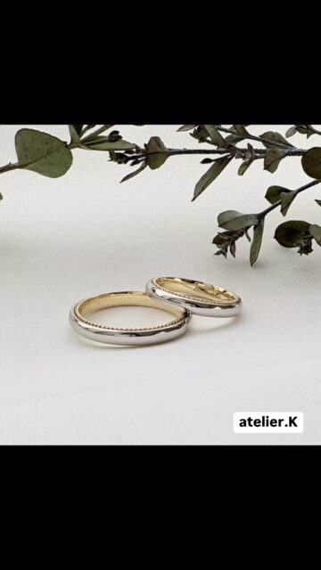 ご結婚おめでとうございます 

#結婚指輪 
#オーダーマリッジリング 
#オーダージュエリー 
#ブライダル 
#オーダーリング 
#atelierksapporo 
#アトリエkさっぽろ 
#hokkaido
