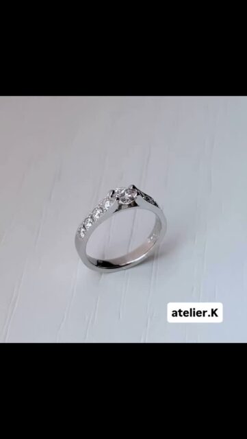 #ダイヤモンドジュエリー #オーダージュエリー #オーダーリング #atelierksapporo #アトリエkさっぽろ #結婚指輪 #ブライダル #オーダーマリッジリング